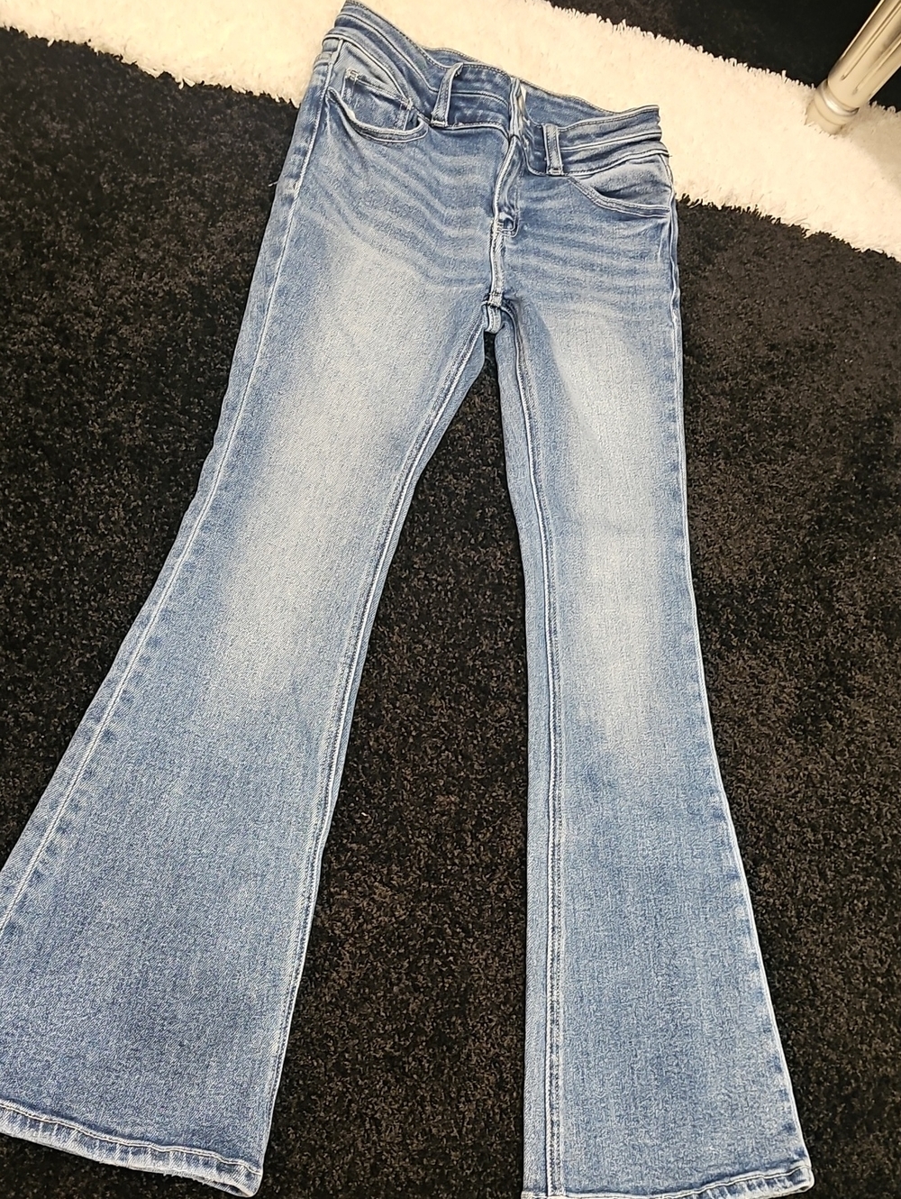 BKE Light Blue Flare Kids Jeans